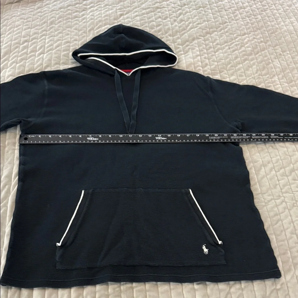 Polo Ralph Lauren Men’s Nave Blue Waffle Sleepwear Hoodie 100% Cotton - Size L